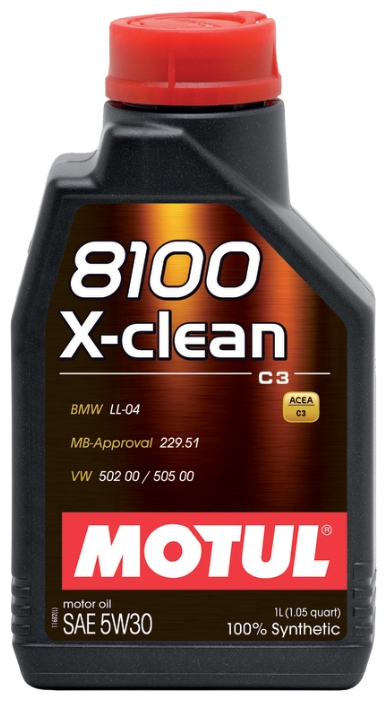 MOTUL 8100 X Clean 5W-30 A3/B4/C3