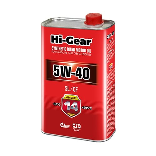 HI-GEAR 5W-40 полусинтетика