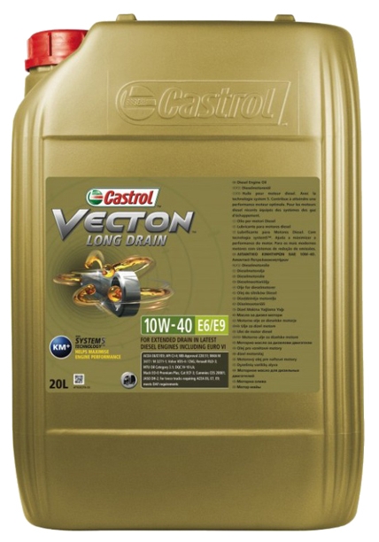 CASTROL VECTON LONG DRAIN 10W-40 E6/E9