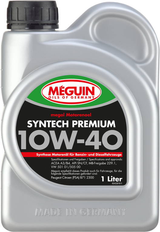 Meguin Megol Motorenoel Syntech Premium 10W-40